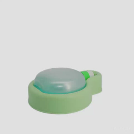 Portable Water Bowl/Bottle Green